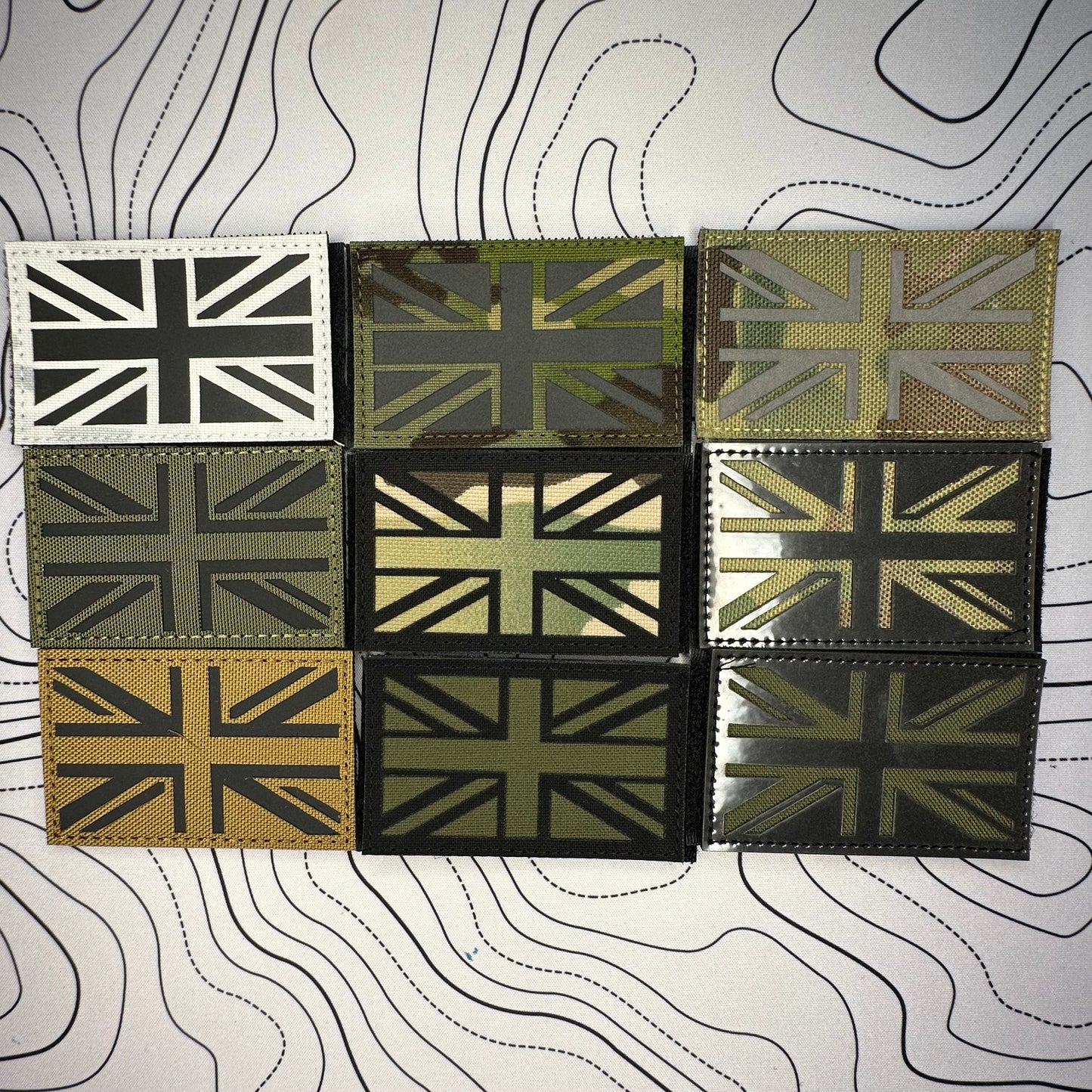 limited Uk flag patches