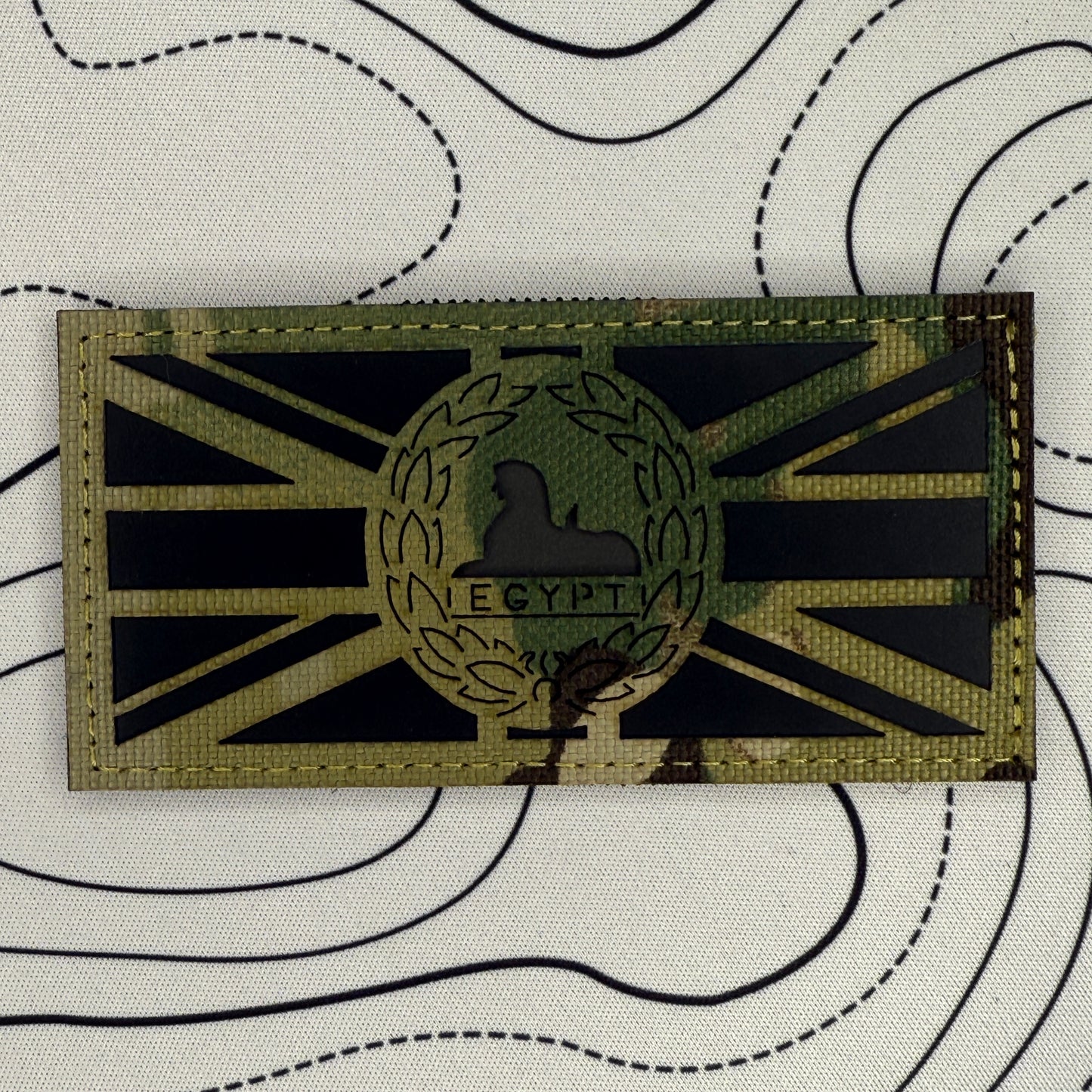 Rifles (Egypt) uk flag patch
