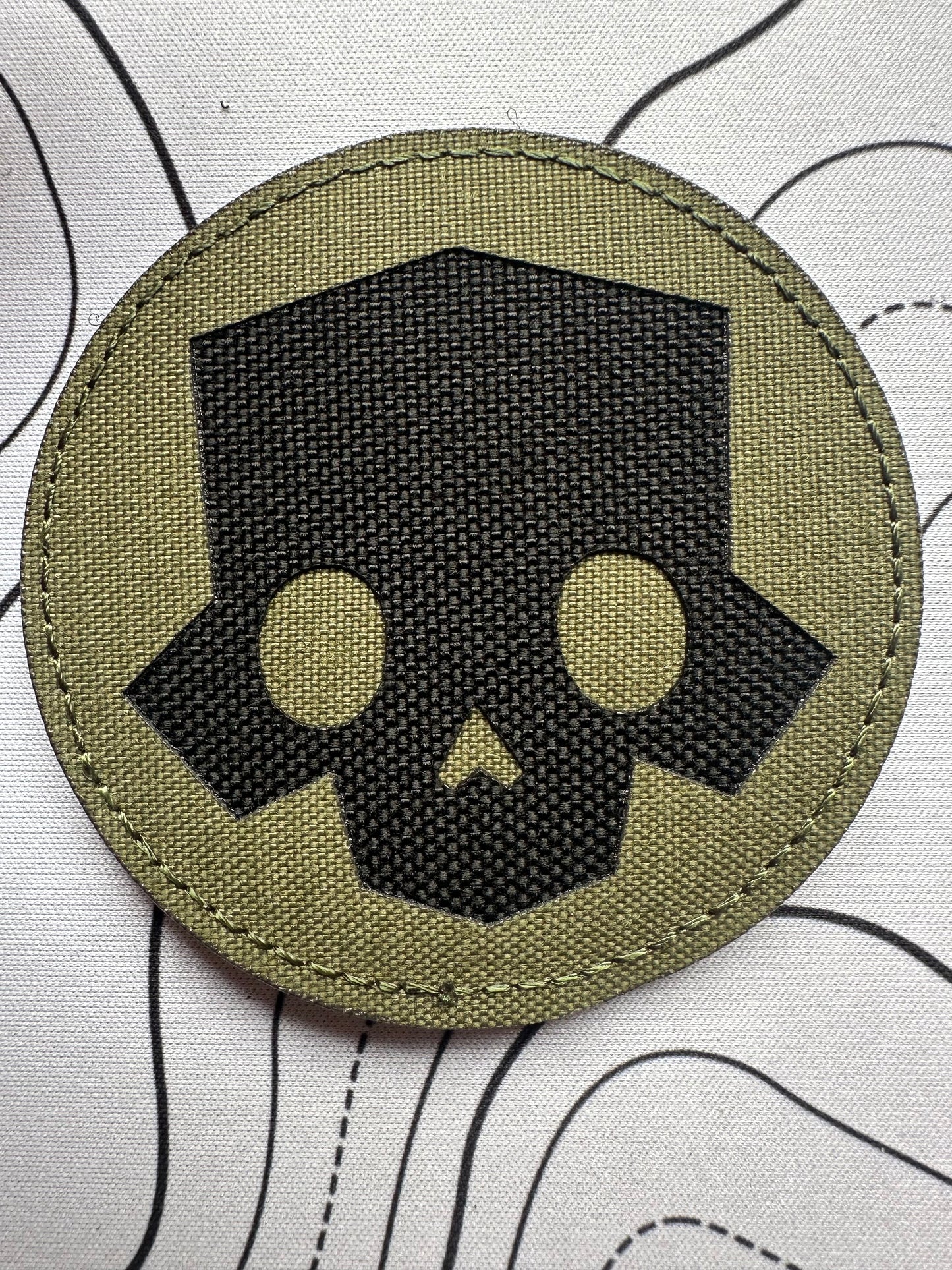 Hell Diver black and green (circular)