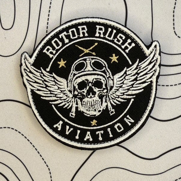Rotor Rush embroidered patch