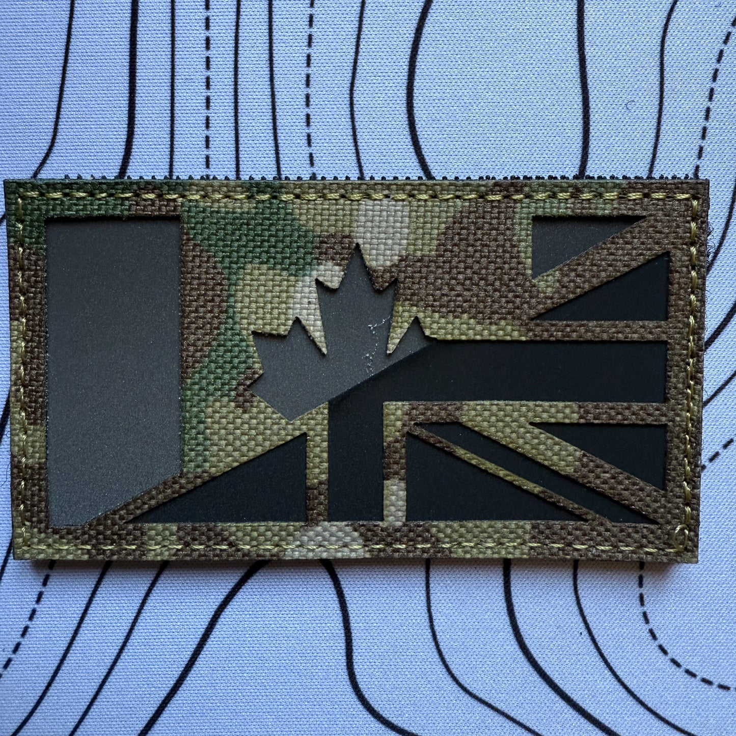 Canada / uk flag patch