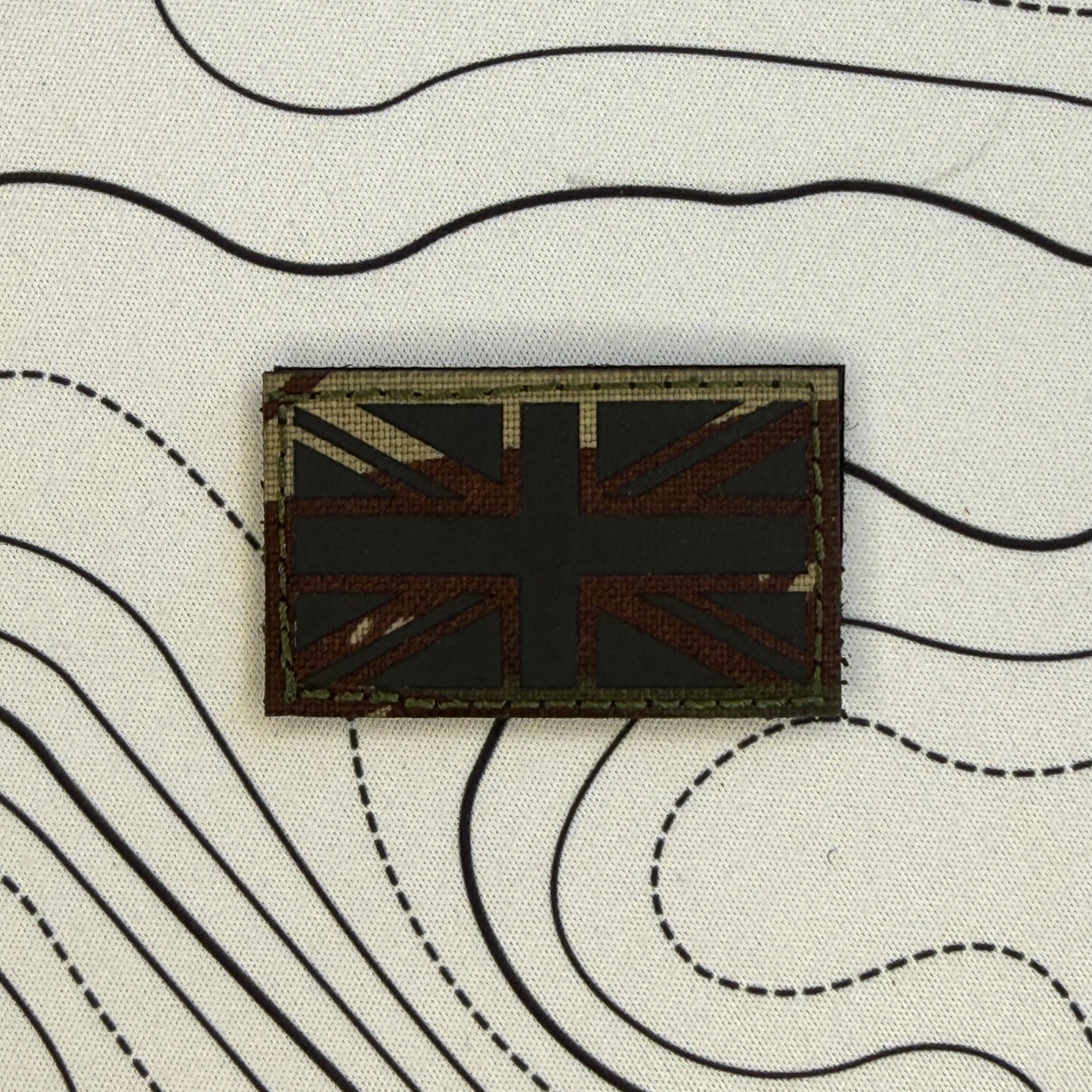 Mini rhodie UK flag patch