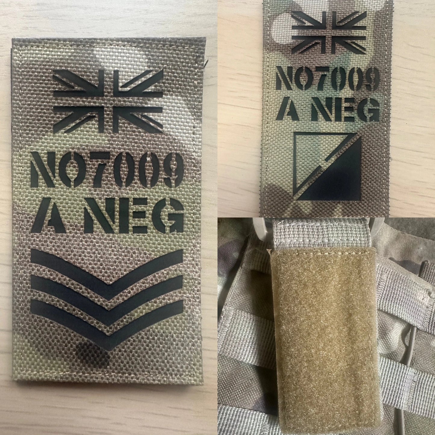 Virtus shoulder strap patch and Sleeve