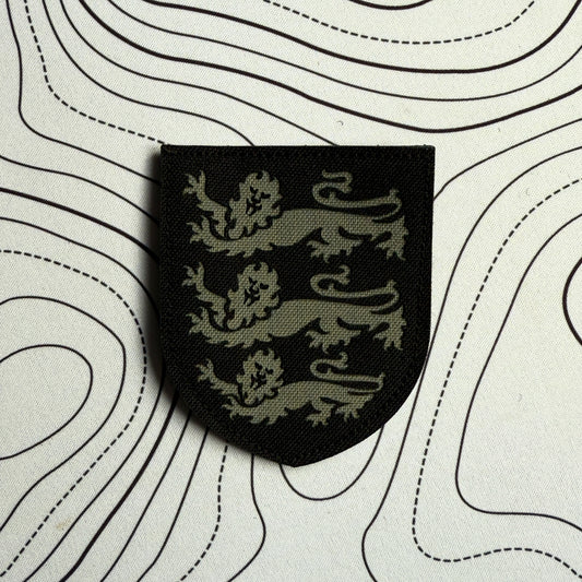 England 3 lions patch (black and gray)