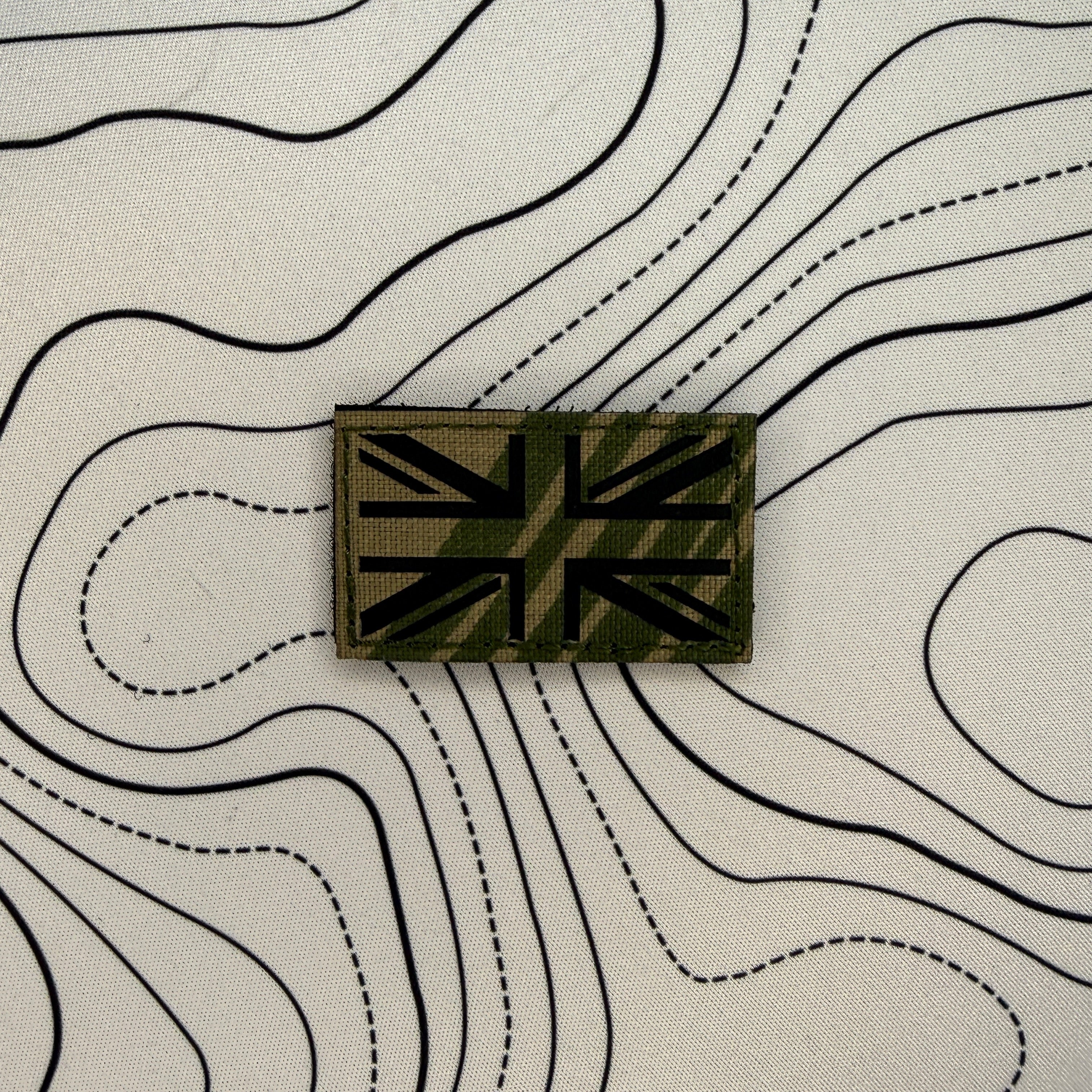 Mini rhodie UK flag patch – Strike Patches