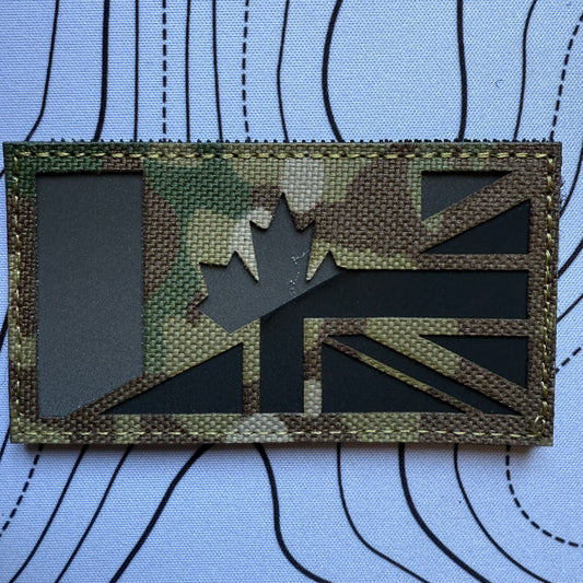 Canada / uk flag patch