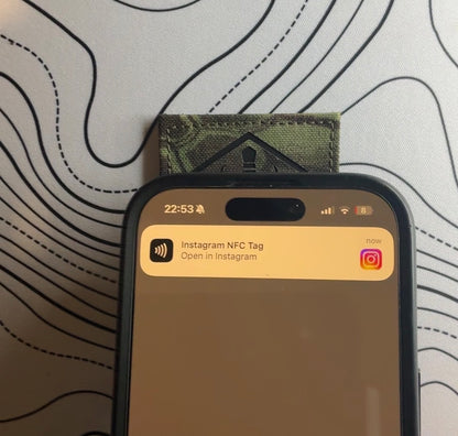 Custom laser cut RFID / NFC Patch