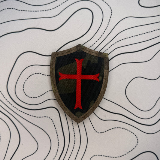 Knights templar patch multicam and black multicam