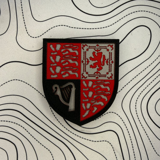 Royal standard shield patch subdued