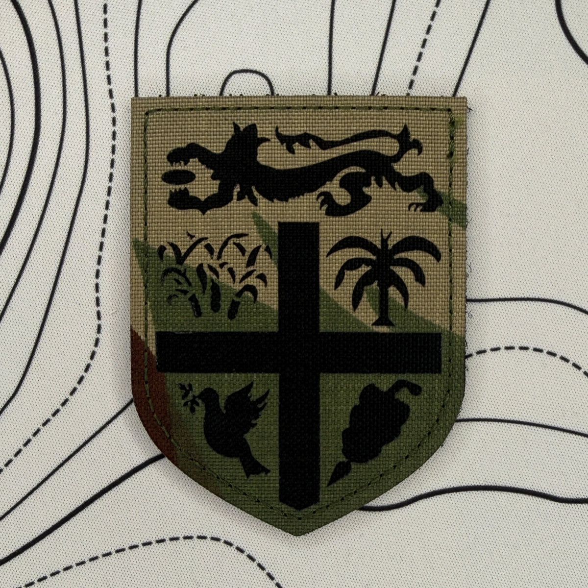 Fiji patch (Rhodesian bush stroke)