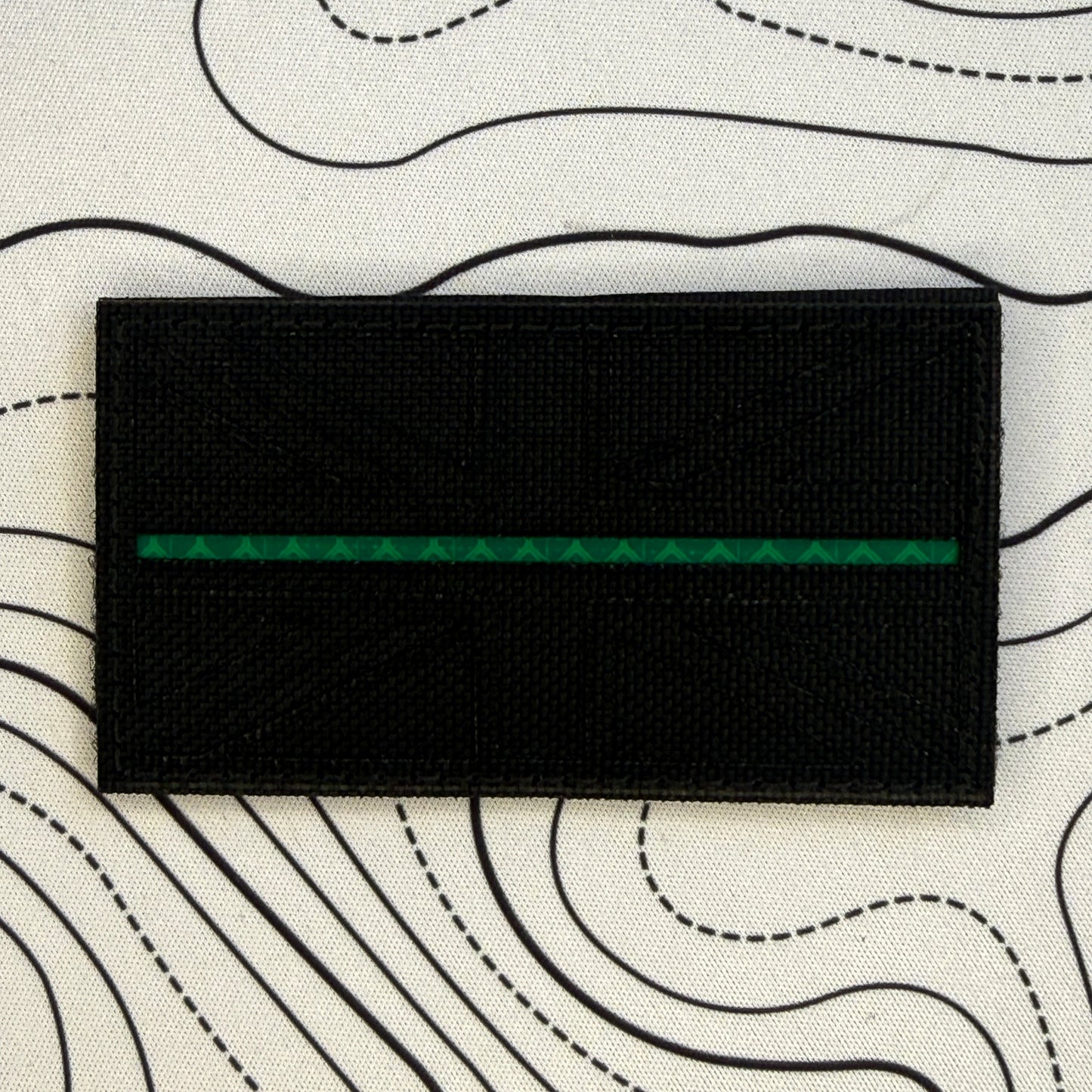 thin green line UK flag